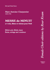 Charpentier: Messe de Menuit Pour Noel SSAA Vocal Score cover